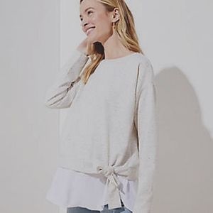 Loft mixed media top